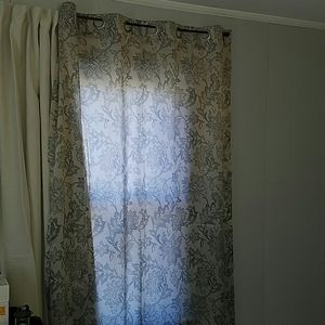 1 pair of room darkening curtains